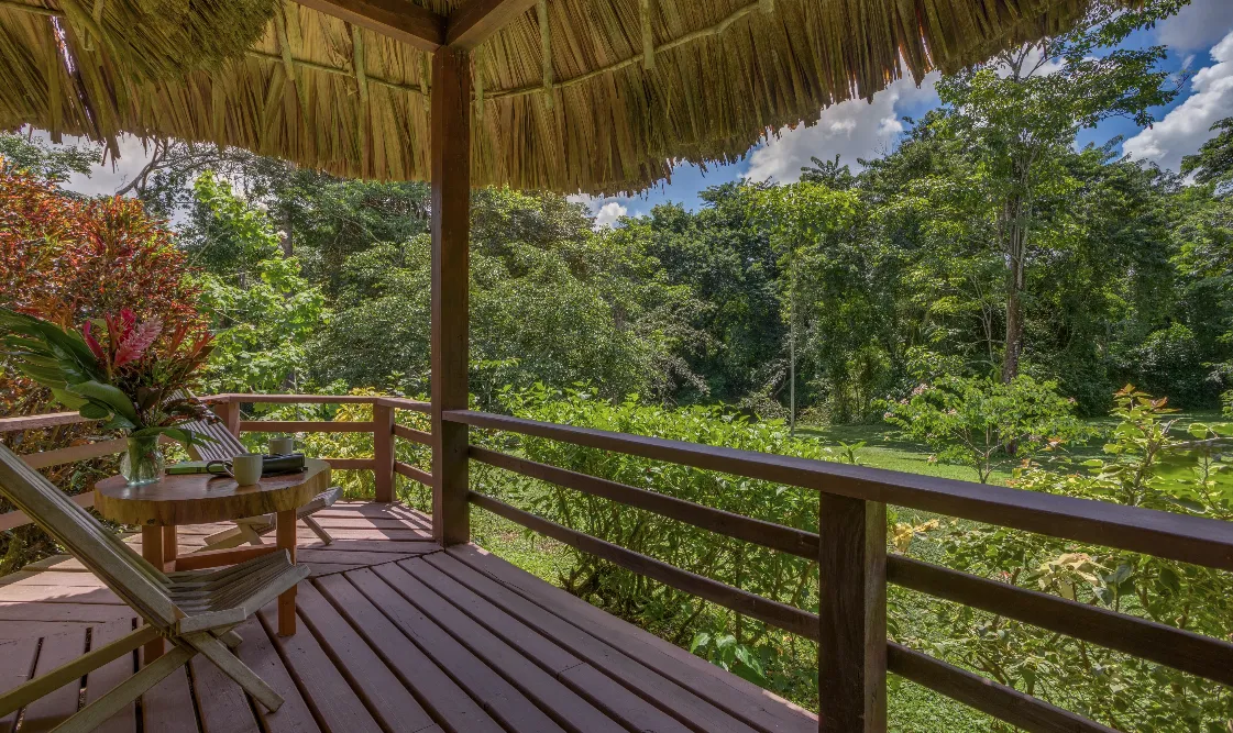 Traditional Maya stone metate and cacao at Tanager Rainforest Lodge